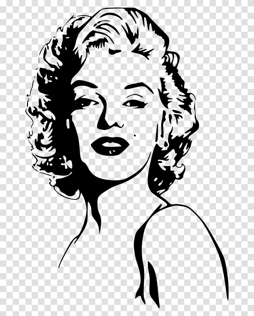 Marilyn Monroe Marilyn Monroe Vector, Gray Transparent Png