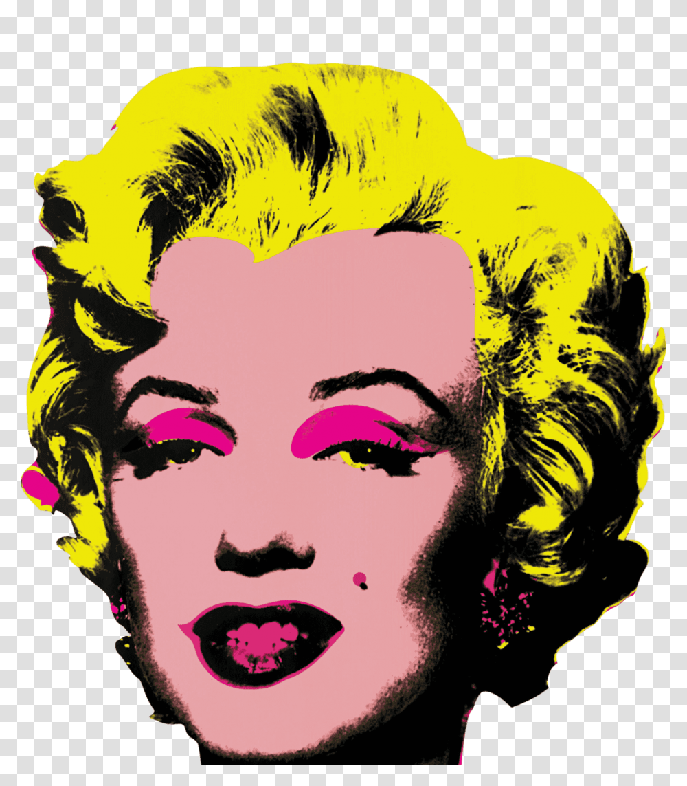 Marilyn Monroe Pop Art Image, Head, Modern Art, Poster Transparent Png