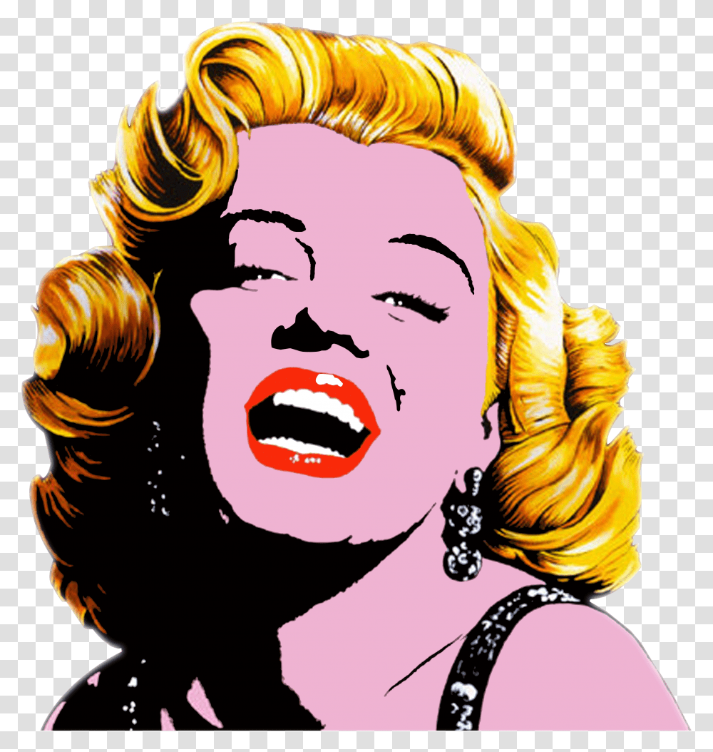 Marilyn Monroe Pop Art Painting Canvas Marilyn Monroe Cartoon, Head, Face, Person, Poster Transparent Png