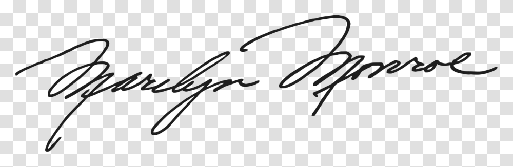 Marilyn Monroe Signature Marilyn Monroe Signature, Handwriting Transparent Png