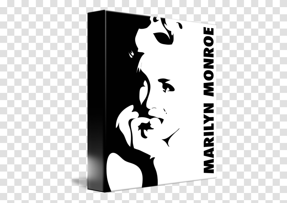 Marilyn Monroe Silhouette Final By Kevin Tillett Marilyn Monroe Wall Painting, Stencil, Label, Poster Transparent Png