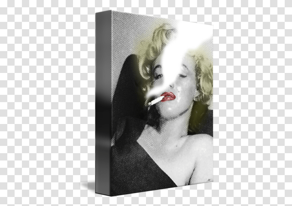 Marilyn Monroe Smokes By Tony Rubino Art, Sweets, Food, Person, Performer Transparent Png