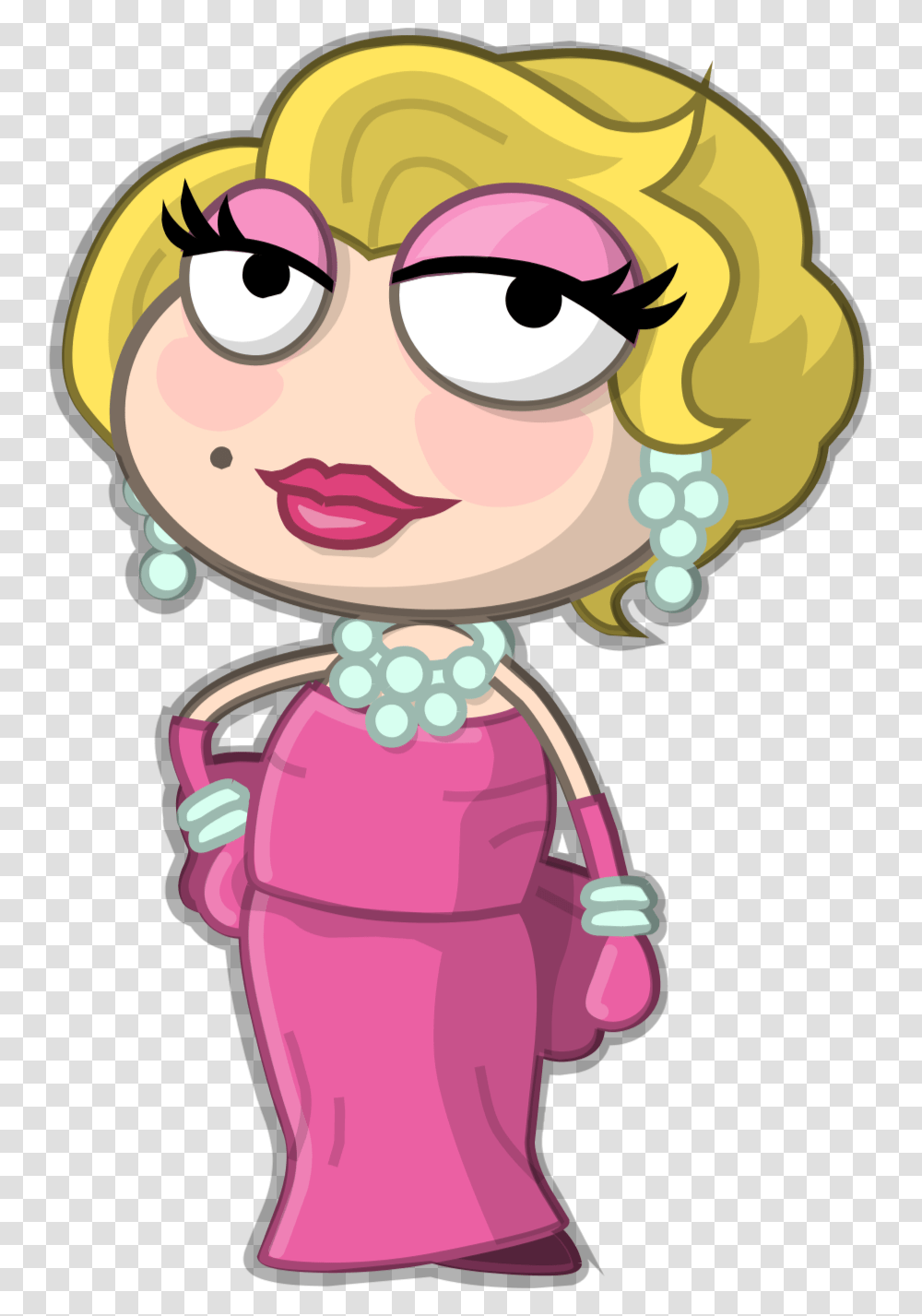 Marilynmonroe Cartoon, Face, Performer, Rattle Transparent Png