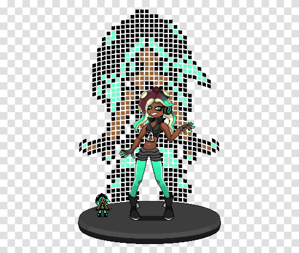 Marina From Splatoon, Person, Pac Man Transparent Png