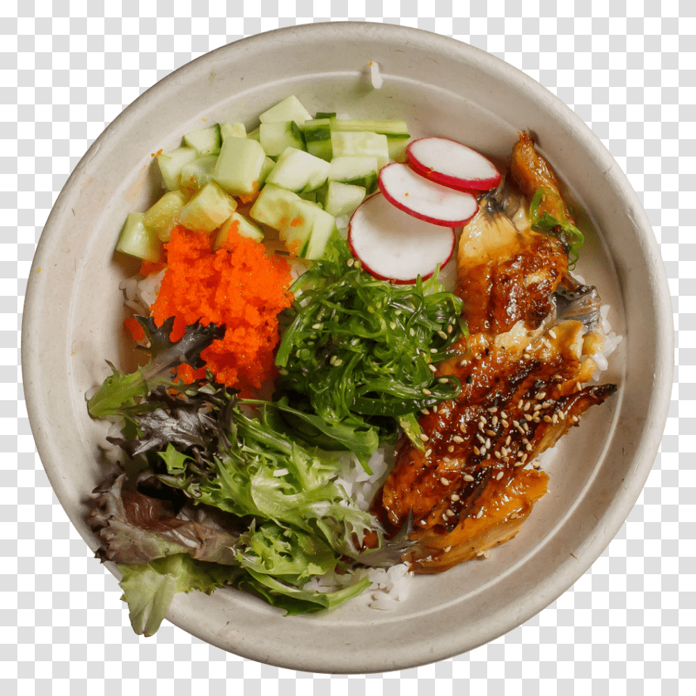 Marinated Chicken And Cucumber And Roe Side Dish, Meal, Food, Plant, Seasoning Transparent Png