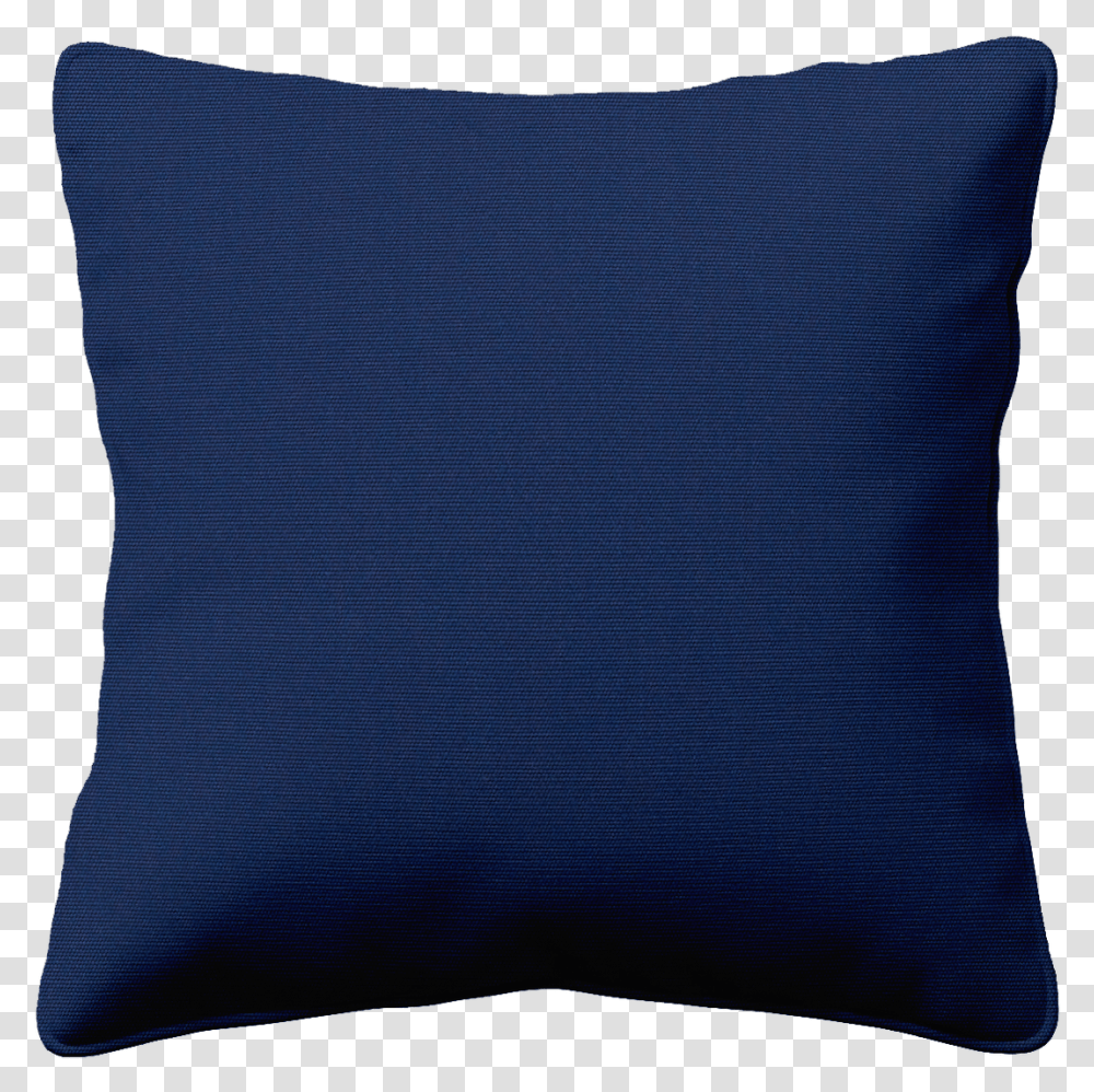 Marine Blue Sunbrella Outdoor Cushion Cushion, Pillow, Wallet, Accessories, Accessory Transparent Png