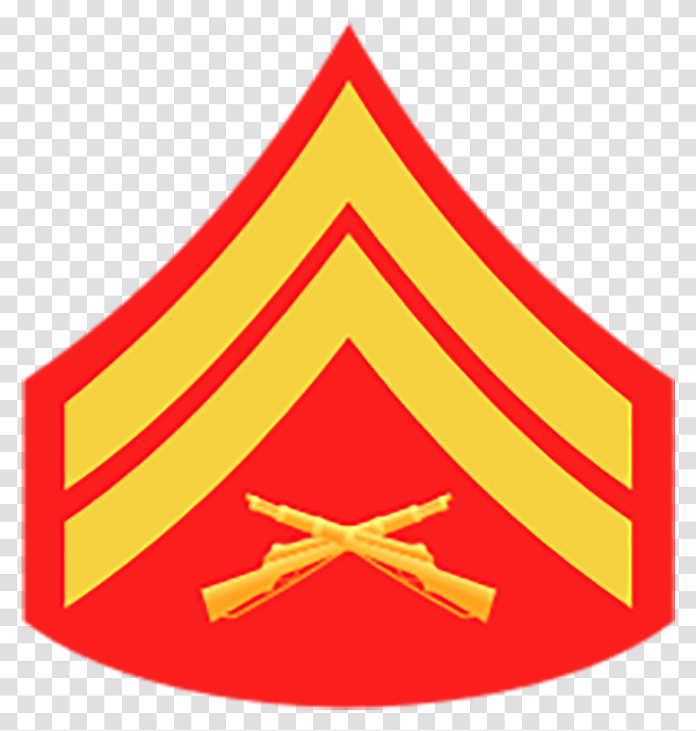 Marine Corporal Insignia Marine Corps Corporal, Triangle, Label, Plant Transparent Png