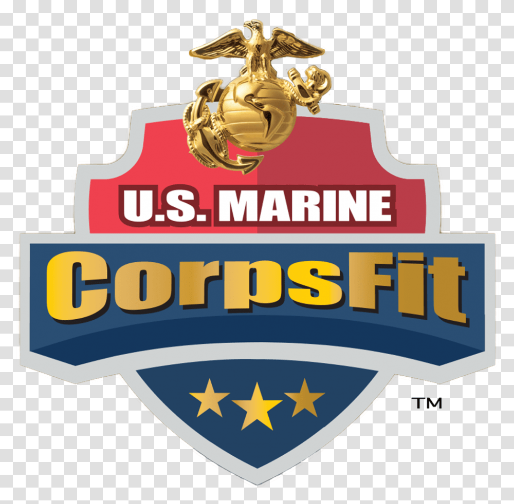 Marine Corps Fitness Challenge Logo Marine Corps Emblem, Trademark, Badge Transparent Png