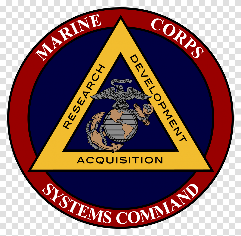 Marine Corps Systems Command, Logo, Trademark, Badge Transparent Png