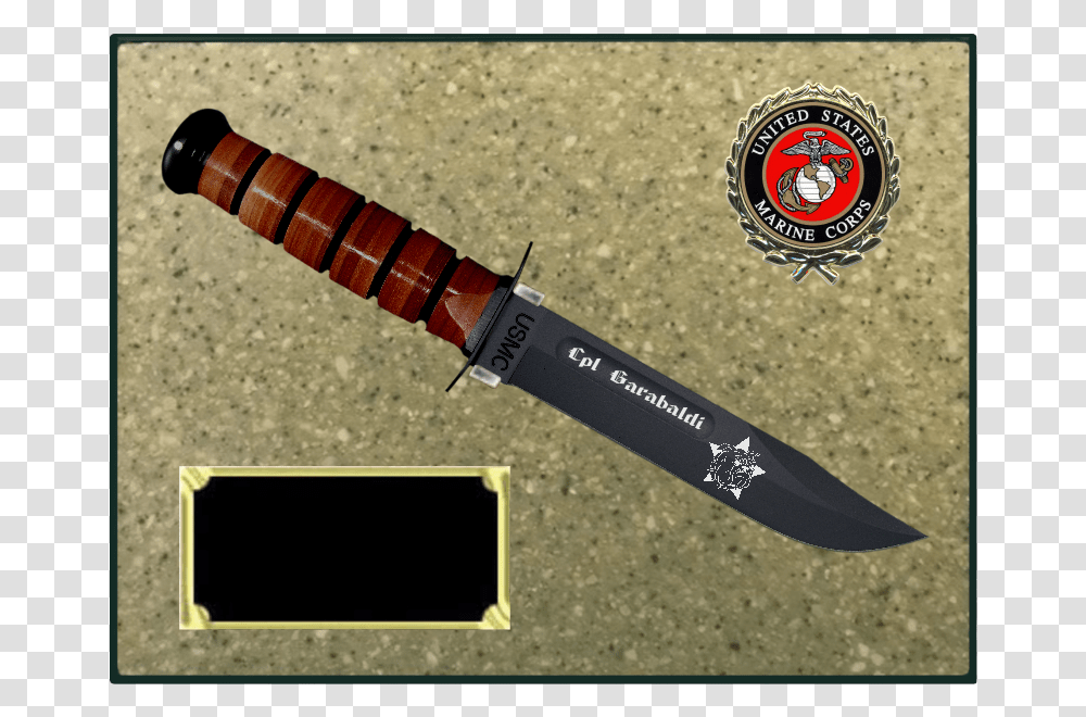 Marine Kabar Combat Knife Ka Bar, Weapon, Weaponry, Blade, Dagger Transparent Png