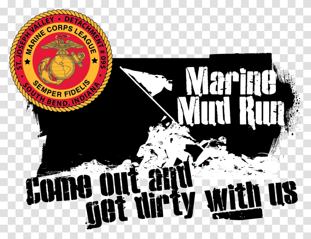 Marine Mud Run, Logo, Trademark Transparent Png