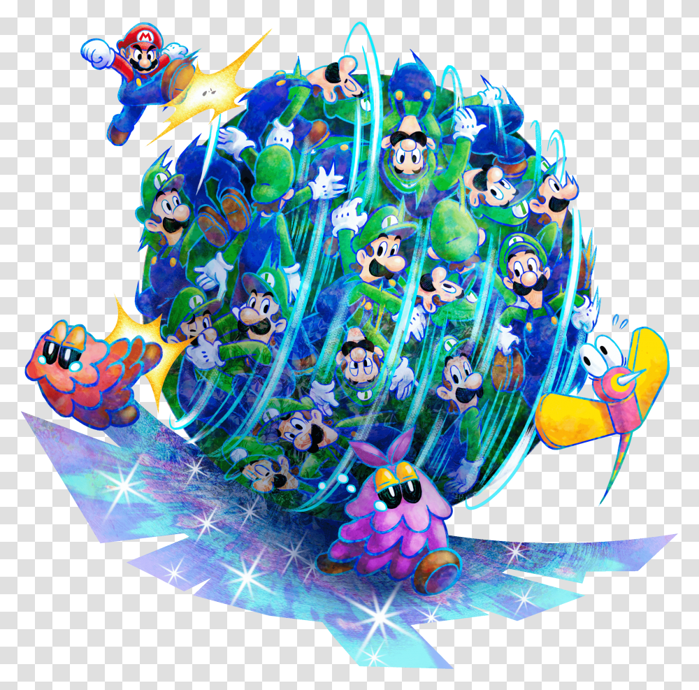 Mario Amp Luigi Dream Team Power, Poster, Advertisement Transparent Png