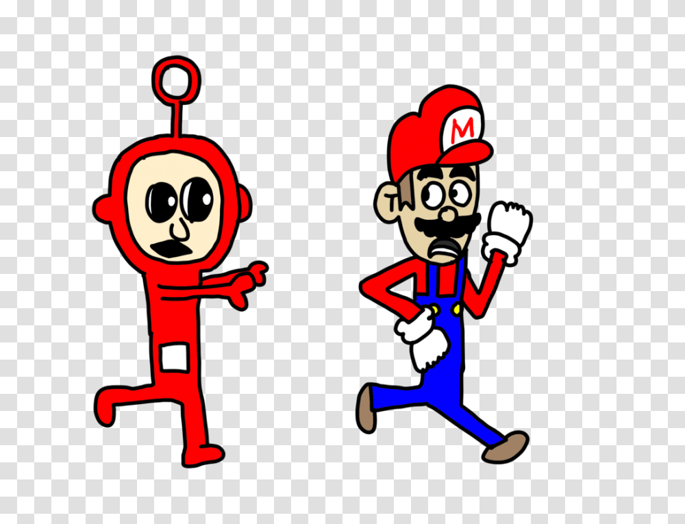 Mario And A Teletubby, Person, Human, Nutcracker, People Transparent Png