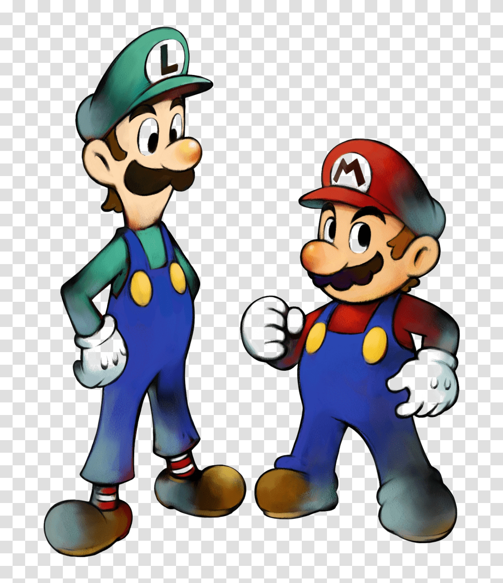 Mario And Luigi Background Image Arts, Super Mario, Mascot Transparent Png