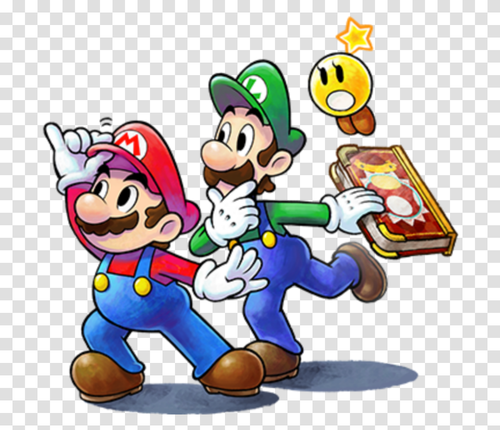 Mario And Luigi Clipart Mario Amp Luigi Paper Jam, Super Mario, Person, Human, Elf Transparent Png