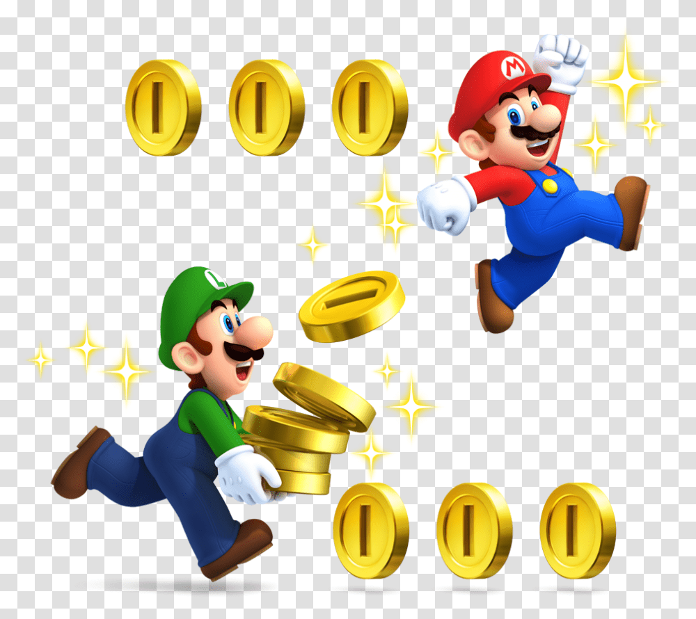 Mario And Luigi Coins, Super Mario, Person, Human Transparent Png