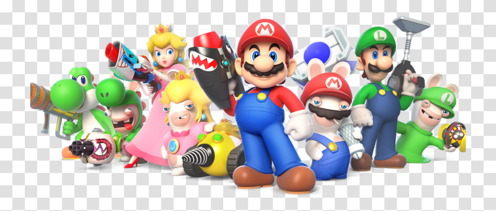 Mario And Rabbids Kingdom Battle Mario Rabbids Kingdom Battle, Super Mario, Person, Human, Toy Transparent Png