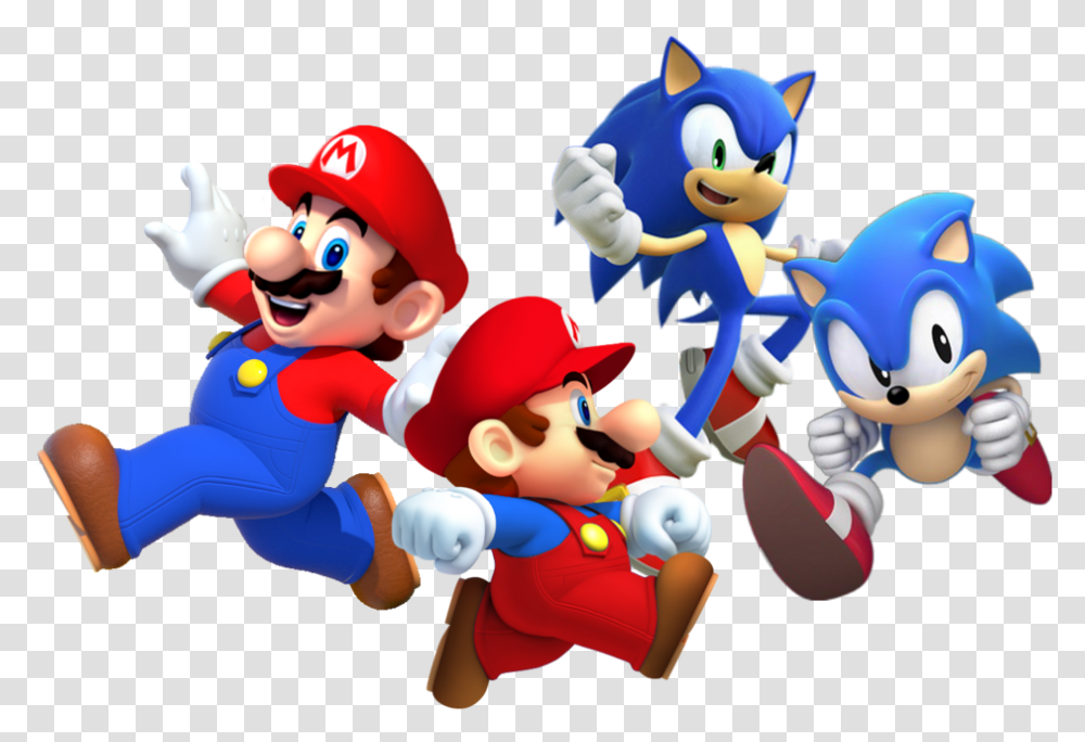 Mario And Sonic Classic, Super Mario, Toy, Person, Human Transparent Png