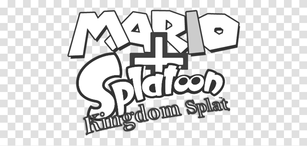 Mario And Splatoon Kingdom Splat Logo Splatoon, Text, Label, Alphabet, Word Transparent Png