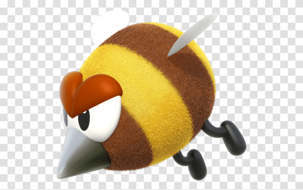 Mario Bee Enemy, Toy, Pillow, Cushion, Plush Transparent Png