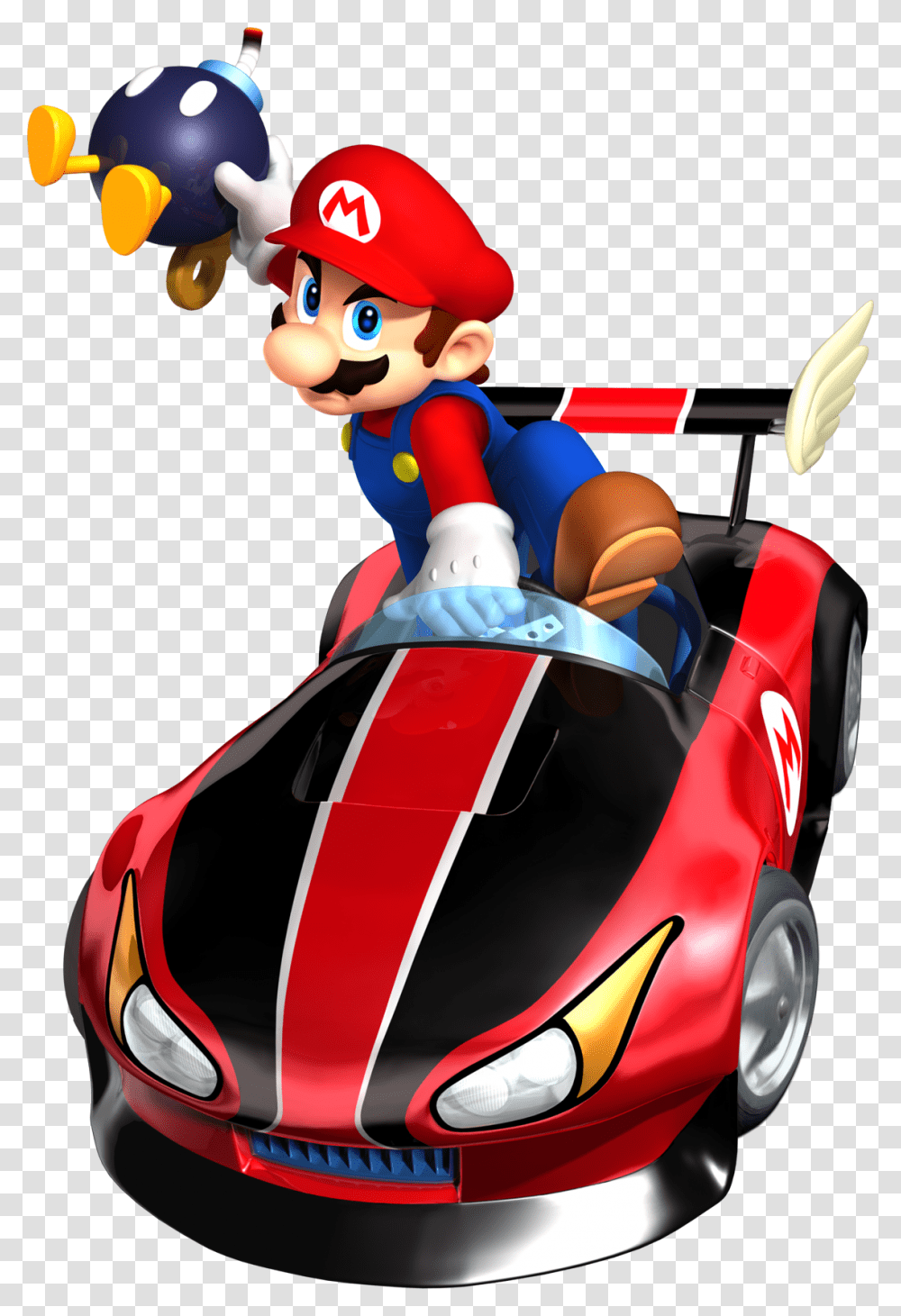 Mario Bomb Lob Artwork Mario Kart Wii Mario Wild Wing, Vehicle, Transportation, Toy, Super Mario Transparent Png