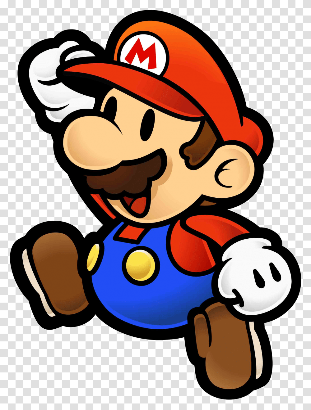 Mario Bros Clipart Free Best On Super Paper Mario Mario, Super Mario, Mascot, Poster Transparent Png