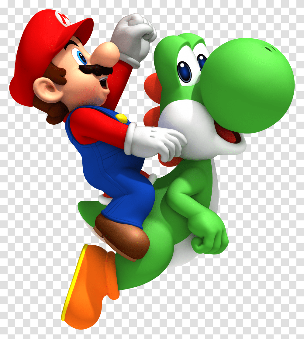 Mario Bros Image Super Mario On Yoshi, Toy, Mascot, Person, Human Transparent Png