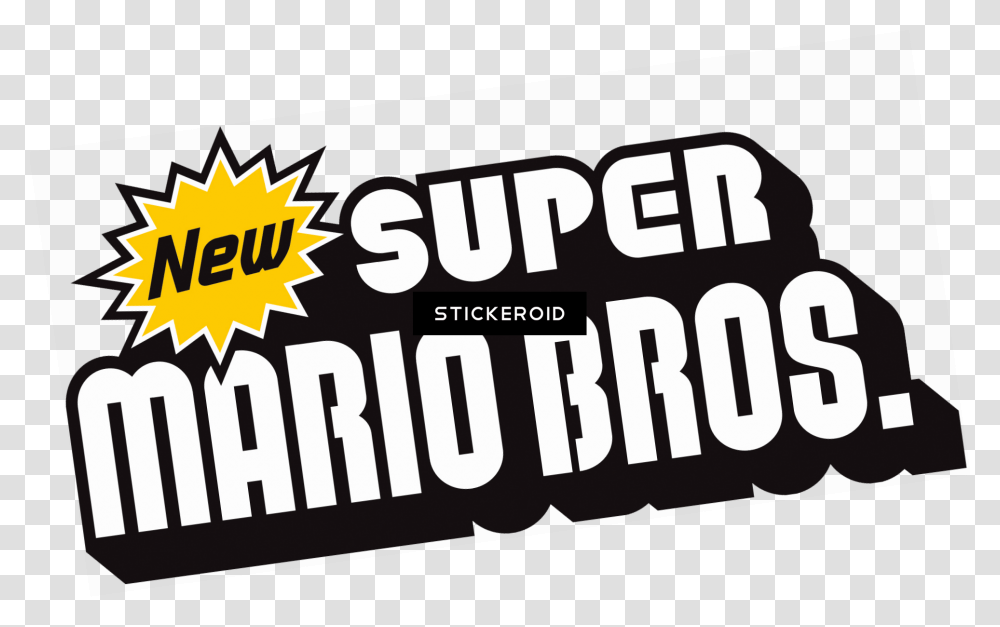 Mario Bros Image, Label, Logo Transparent Png