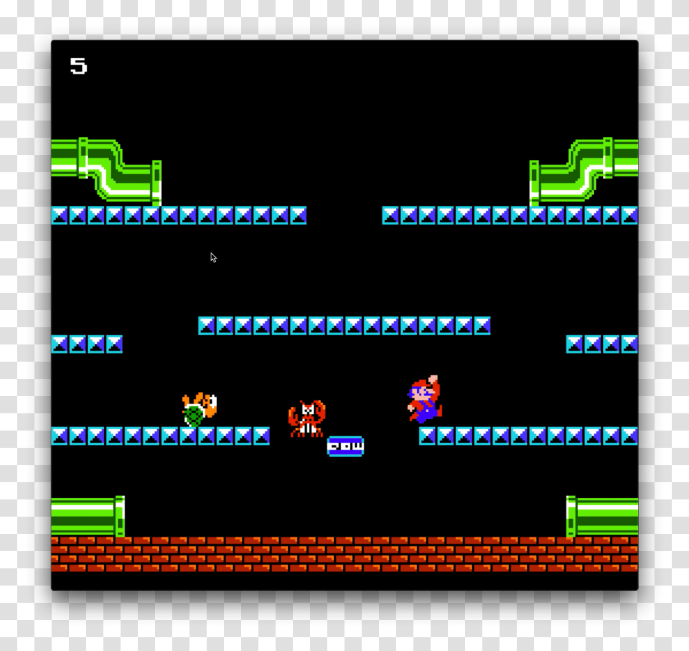 Mario Bros Original, Pac Man, Scoreboard Transparent Png