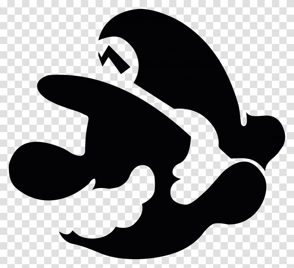 Mario Bros Shyguy Stencils On Stencil Revolution, Cross, Silhouette Transparent Png