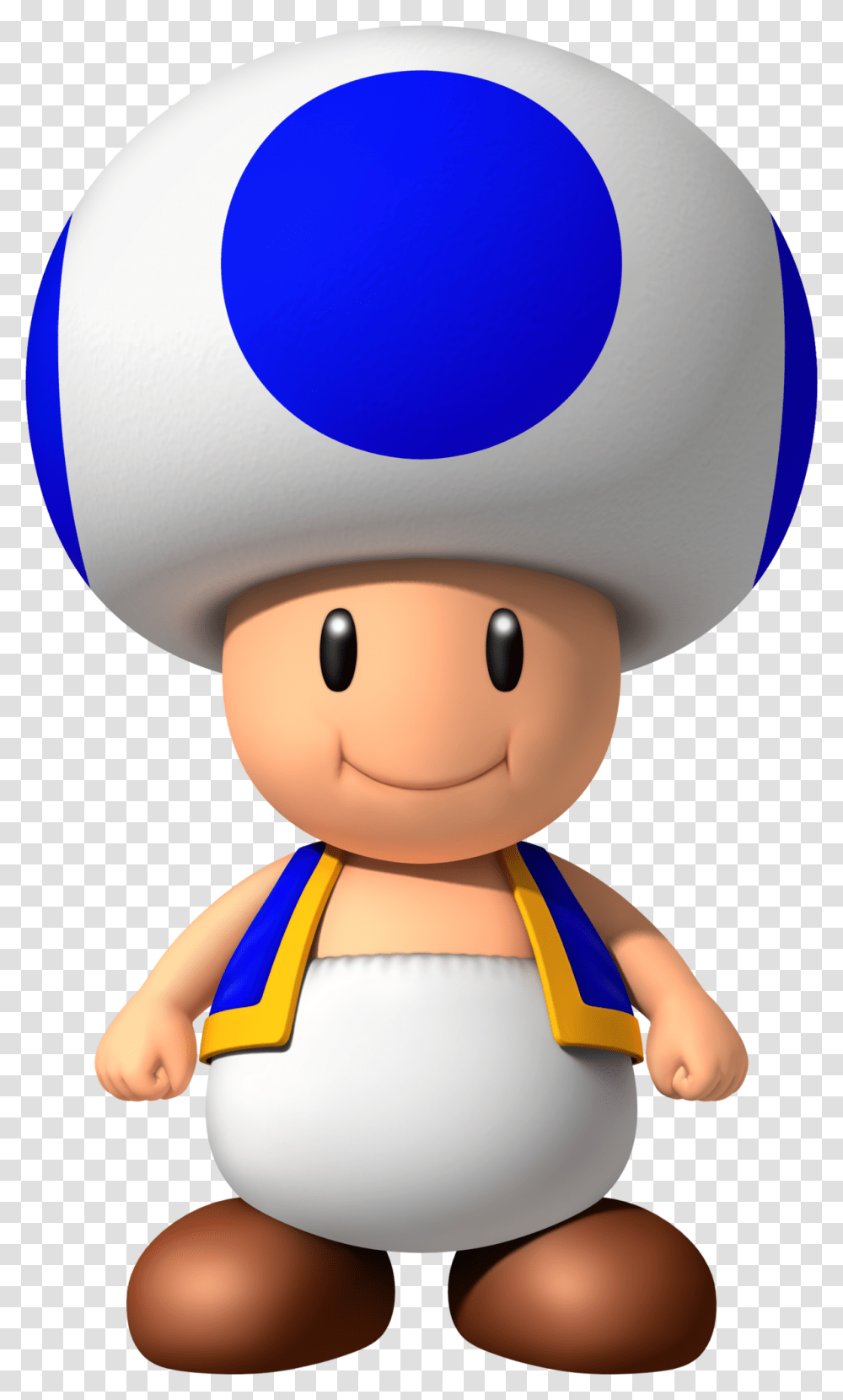 Mario Bros Wii Blue Toad, Person, Human, Doll, Toy Transparent Png