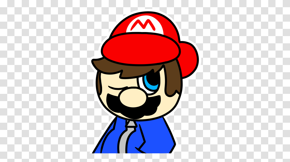 Mario By Blockshapedcat Fictional Character, Fireman, Mascot Transparent Png