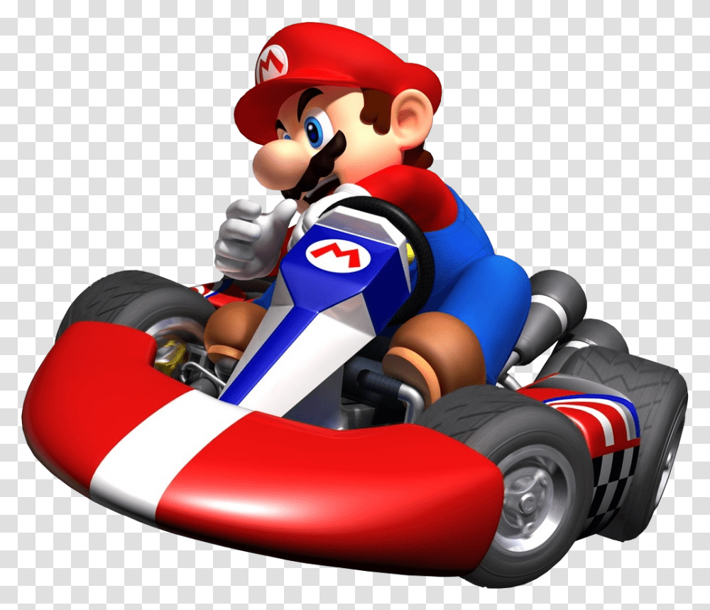Mario, Character, Toy, Kart, Vehicle Transparent Png