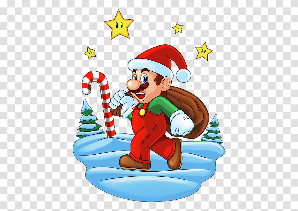 Mario Christmas Card, Person, Human, Performer, Outdoors Transparent Png