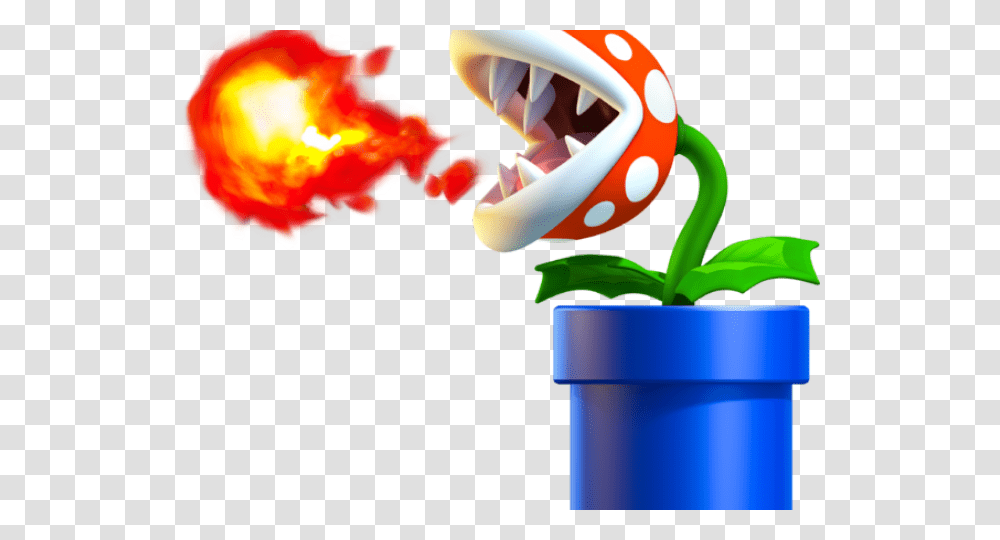 Mario Clipart Piranha Plant, Fire Transparent Png