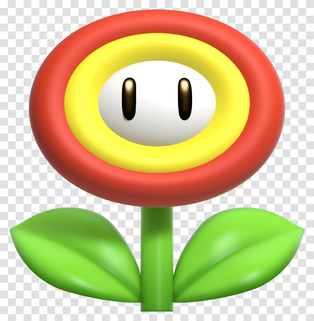 Mario Fire Flower, Plant, Food, Lollipop, Candy Transparent Png