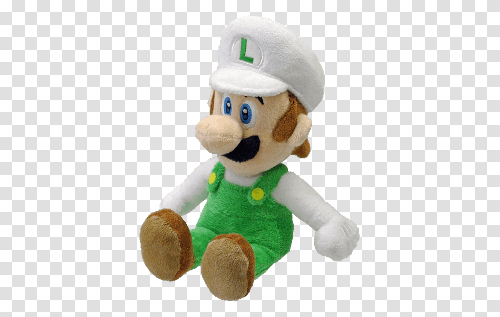 Mario Fire Luigi Plush, Toy, Figurine, Mascot, Sweets Transparent Png