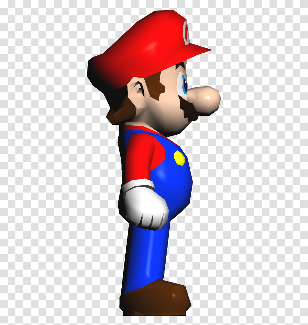 Mario From The Side, Hand, Apparel, Fist Transparent Png