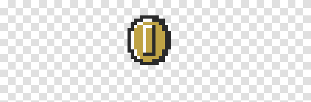 Mario Gold Coin Pixel Art Maker, Word, Logo Transparent Png
