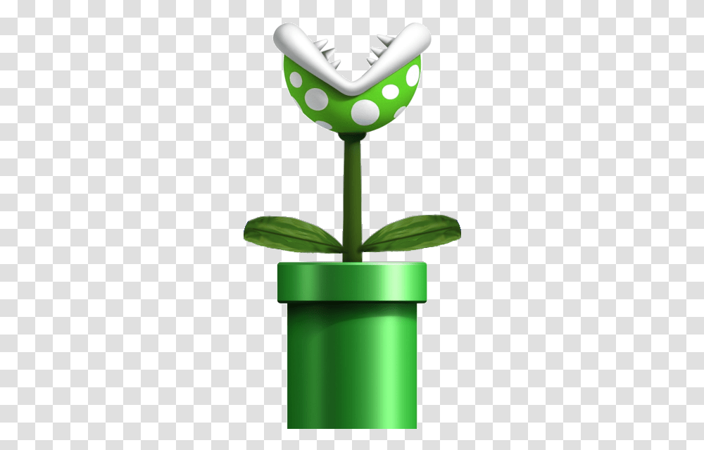 Mario Green Piranha Plant, Flower, Blossom, Tulip, Lamp Transparent Png