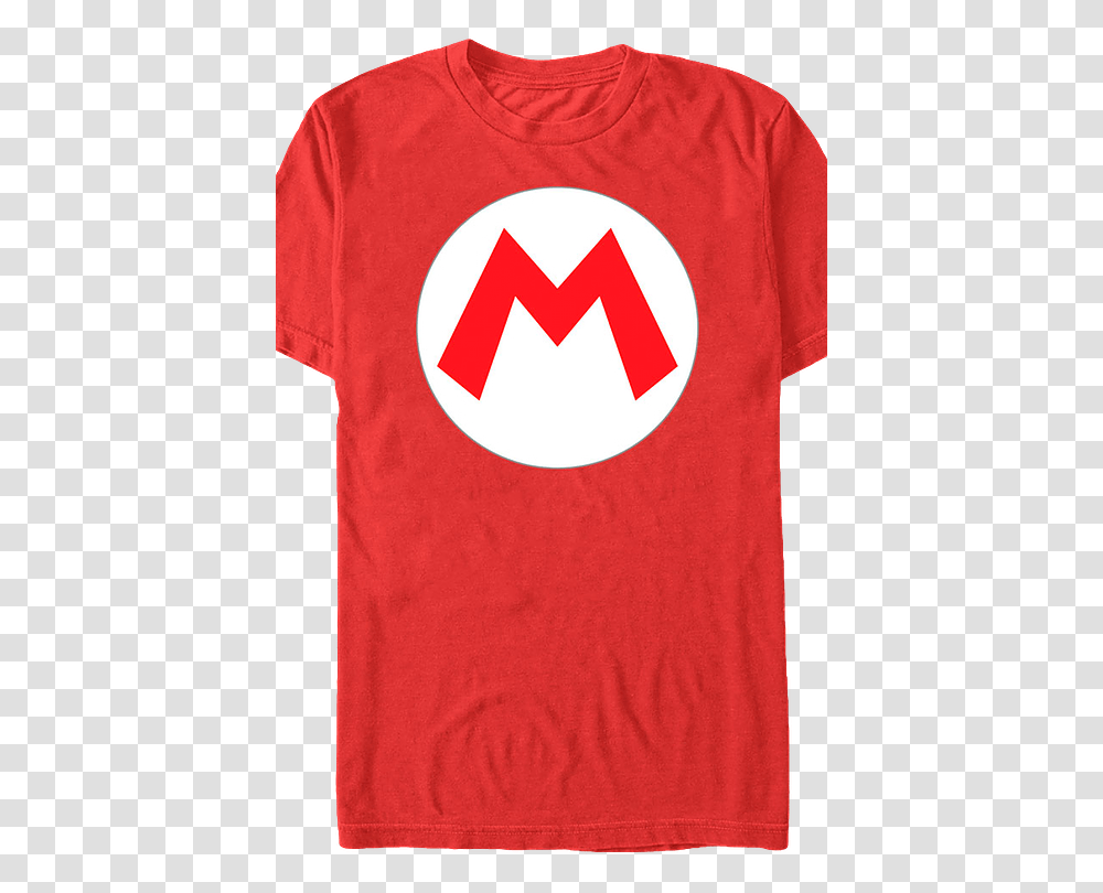 Mario Hat Emblem, Apparel, T-Shirt, Jersey Transparent Png