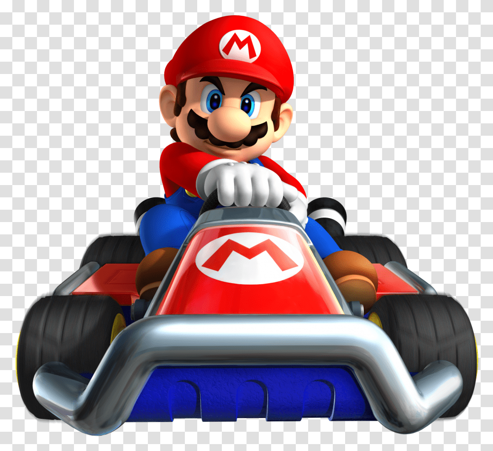 Mario In Go Kart, Toy, Vehicle, Transportation, Car Transparent Png