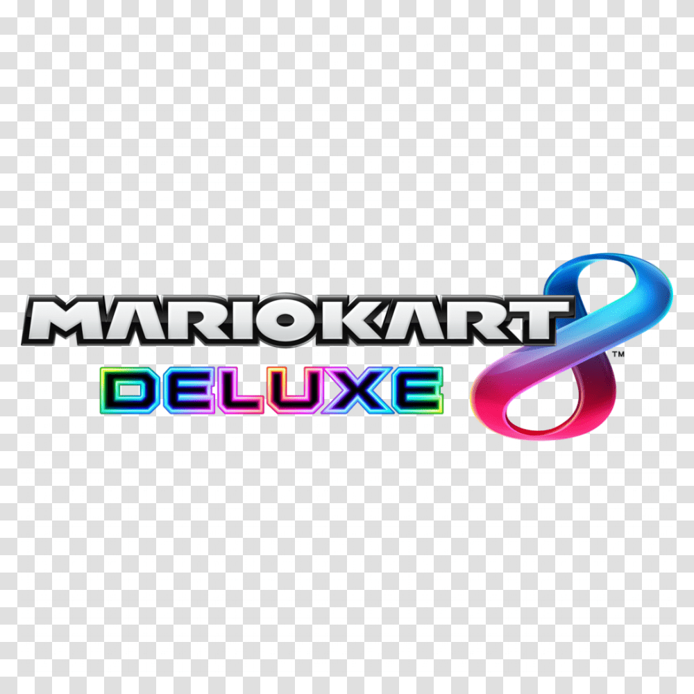 Mario Kart 8 Deluxe, Logo, Trademark Transparent Png