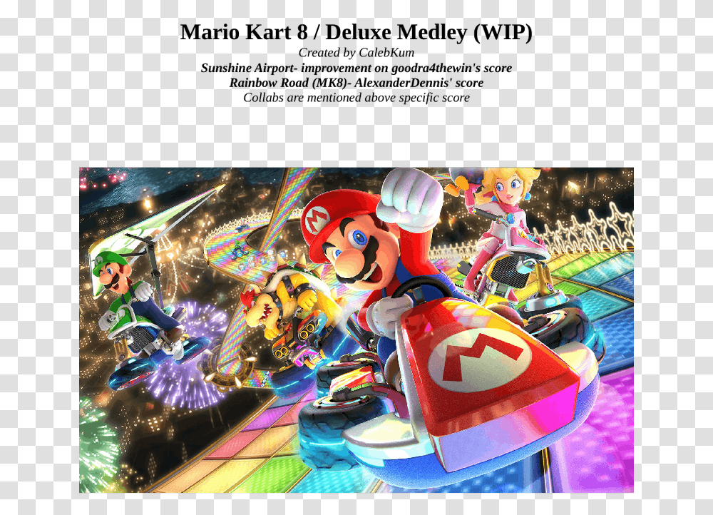 Mario Kart 8 Deluxe, Theme Park, Amusement Park, Crowd, Person Transparent Png