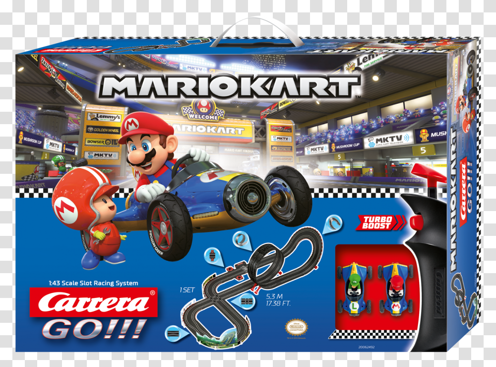 Mario Kart Carrera Go, Wheel, Machine, Vehicle, Transportation Transparent Png