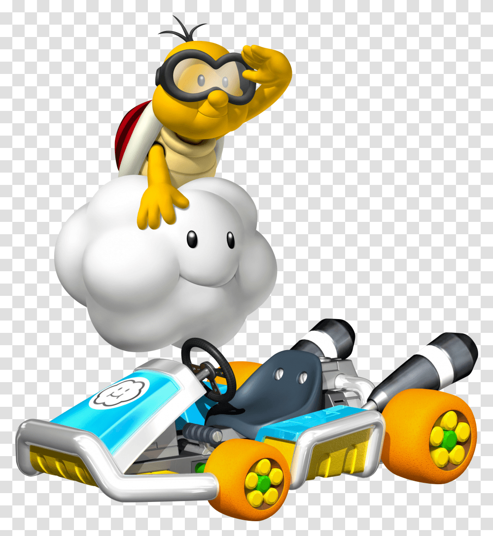 Mario Kart Clipart Mario Kart 7 Lakitu, Toy, Vehicle, Transportation Transparent Png