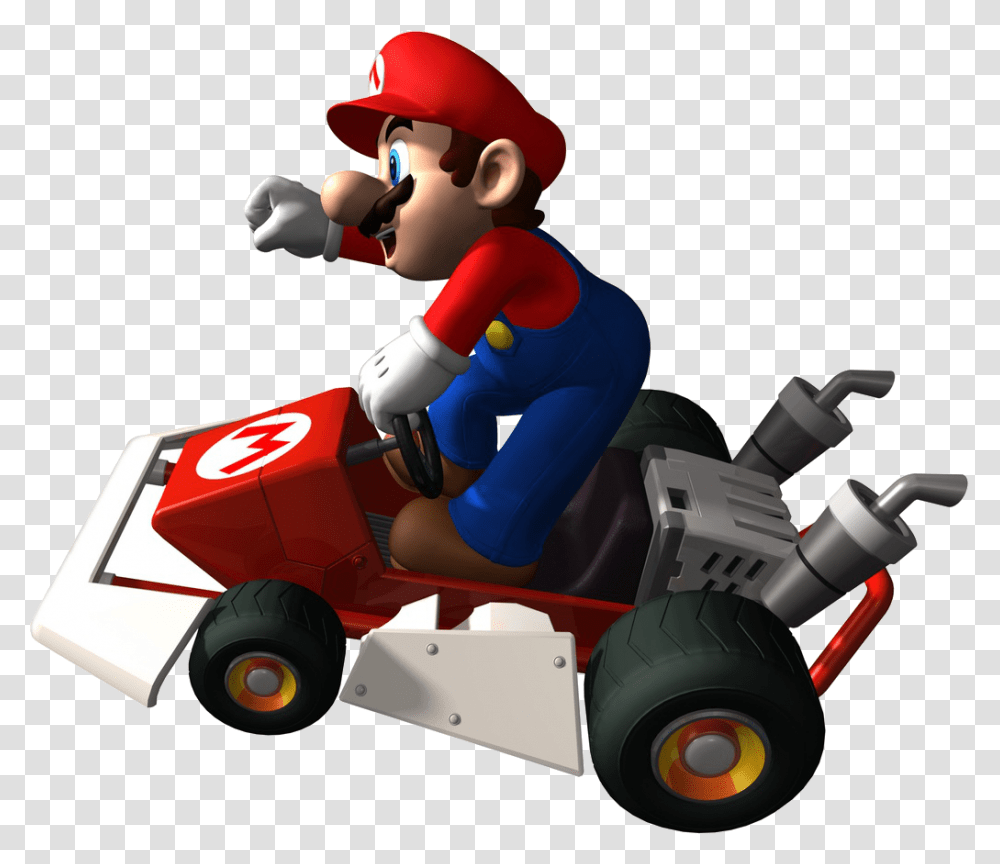 Mario Kart Ds Art, Vehicle, Transportation, Toy, Person Transparent Png