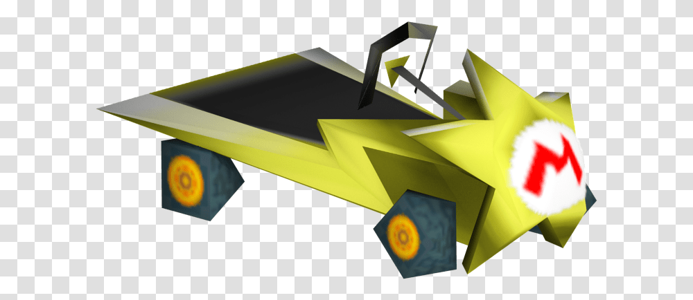 Mario Kart Ds Shooting Star, Vehicle, Transportation, Aircraft, Paper Transparent Png