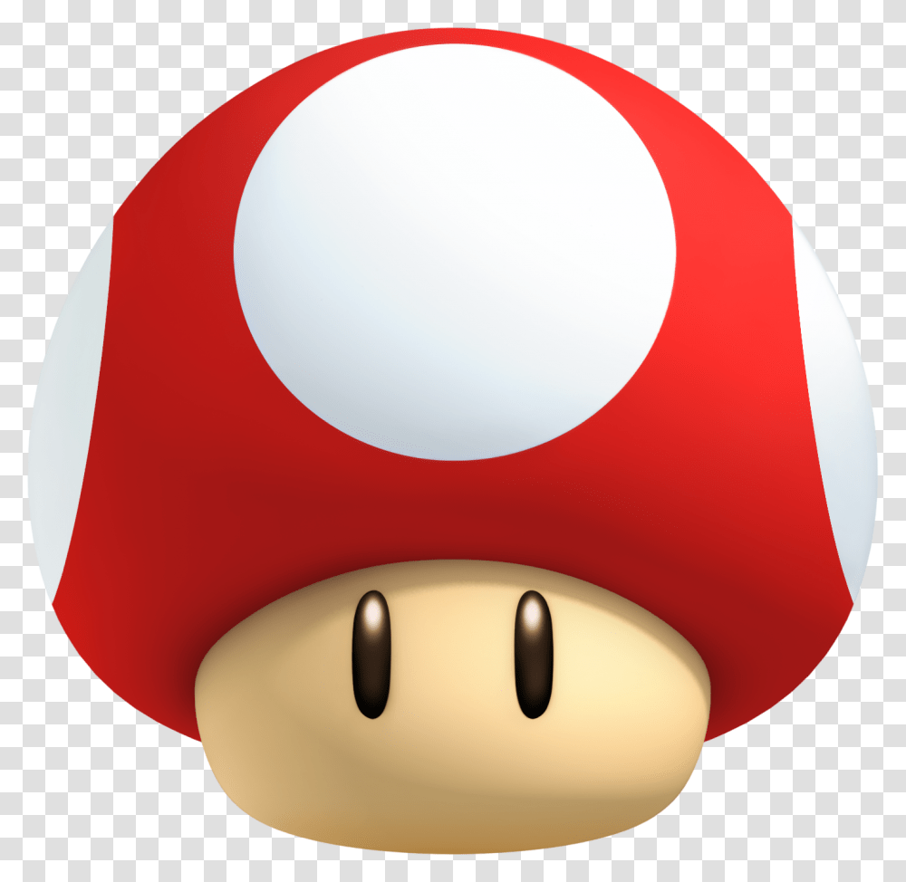 Mario Kart Wii Mushroom, Lamp, Plant, Label Transparent Png