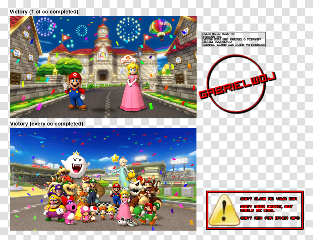 Mario Kart Wii Sprites Mario Kart Line Up, Collage, Poster, Advertisement, Super Mario Transparent Png